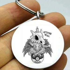 Cubone pokemon strong brave Keychain